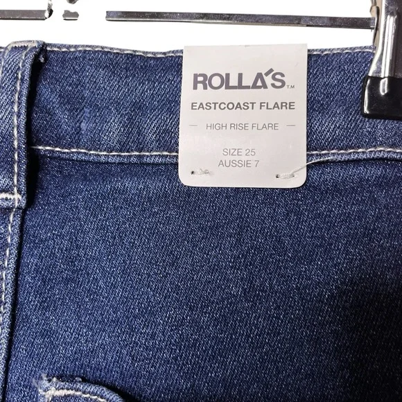 NWT ROLLA'S East Coast High Rise Flare Jean - Picture 8 of 15